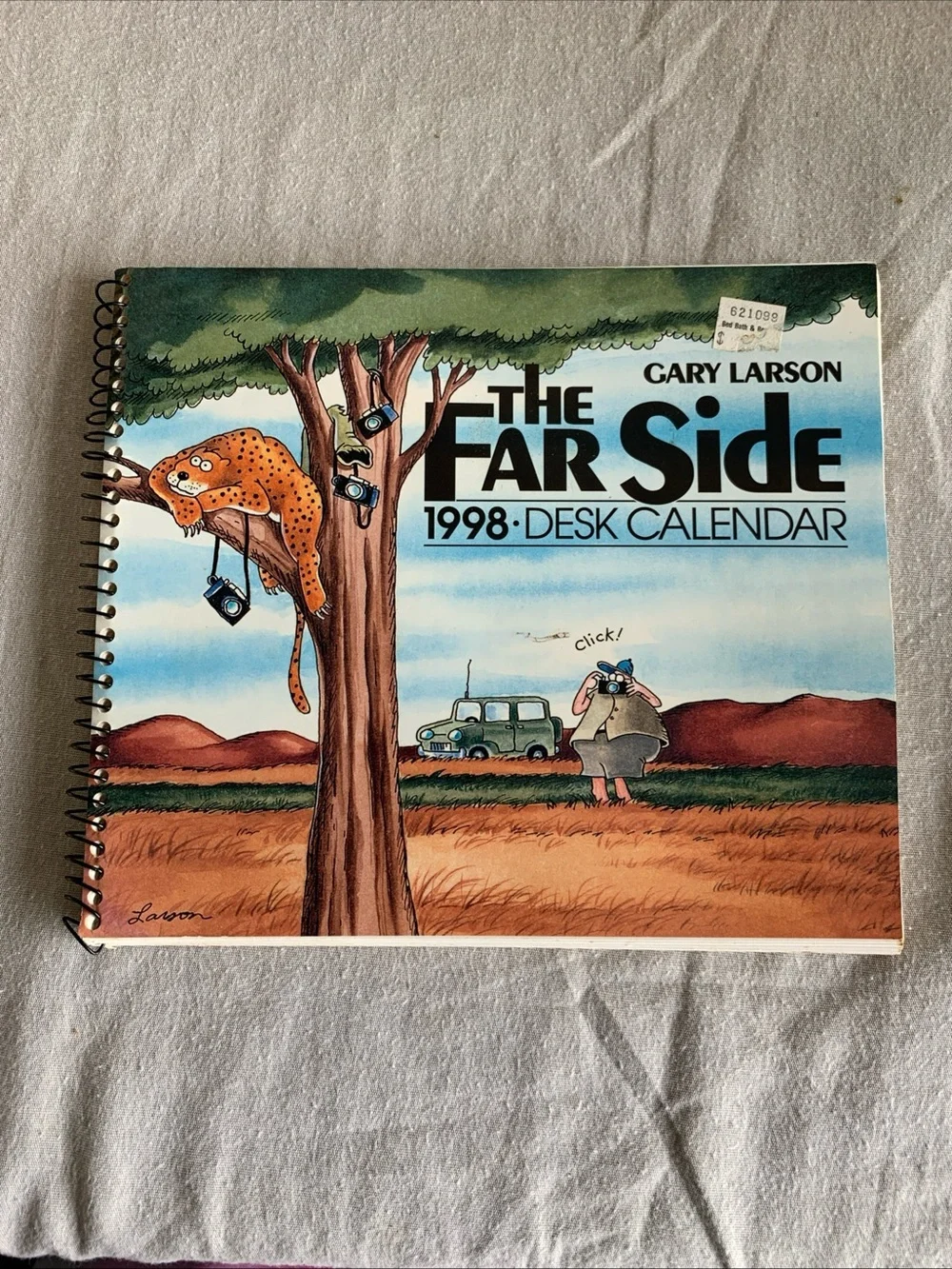 The Far Side 1998 Desk Calendar by - Blue Cover